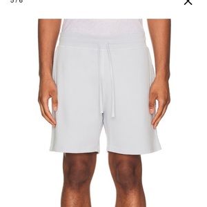 Lightweight Terry 6in shorts in Ice Blue (baby blue)